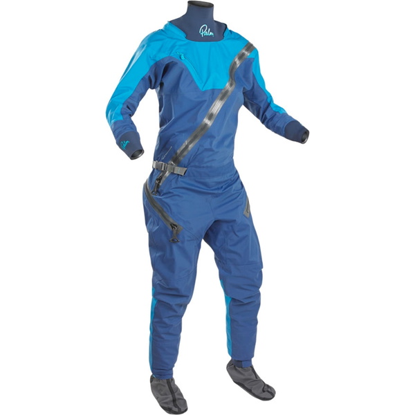 2026 Palm Da Donna Fuse Adventure Kayak Drysuit 13514 - Navy / Mid Blue